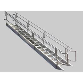Aluminum Industrial/Institutional IBC Stairs