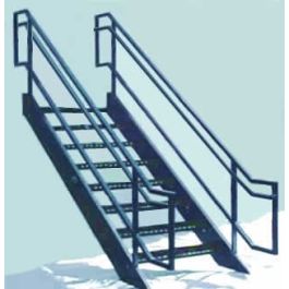 Pwdr Coat IBC Industrial Prefab Stairway