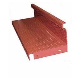 Galv Riser Guard Closed Riser Dia.Plate Tread,Galv Finish,12