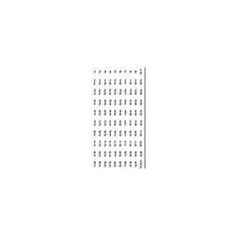 Self-Adhesive Numbers (sheets of 100)