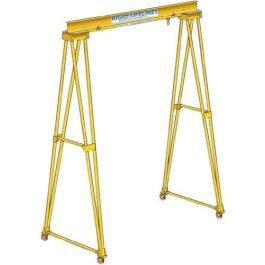 Fixed Rolling A-Frame Anchor Track System