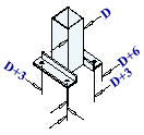 4000 lb capacity free standing bridge cranes