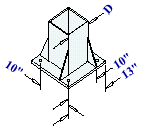 4000 lb capacity free standing bridge cranes