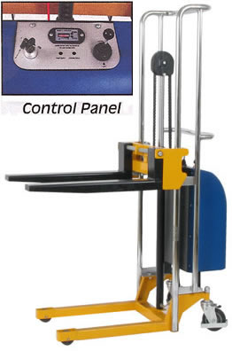 battery powered value lift stackers