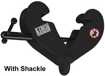These Beam Clamps are compact and portable with a low headroom design and are simple to install by hand with no tools required.