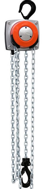 The Hurricane 360 Degree is available as a hook-mounted hoist in capacities from 1/2 to 20 tons, with standard lifts up to 30 feet.