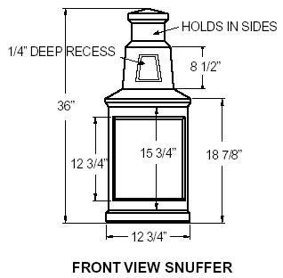 smokeless concrete snuffer