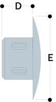 The Plastics Set Screw Caps  have a secure push-in-fit application.