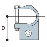 Type 16 Clamp-On Tee performs the same function as a Type 10 , but because of its open socket, it can be added to a complete structure.