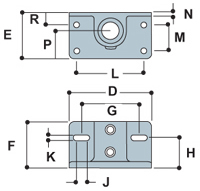 type 69 rail flange with toeboard adaptor