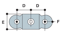 type m51 male double swivel socket member