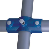 Type 100 Plastic Set Screw Caps provide the perfect finishing touch to Kee Klamp fittings.