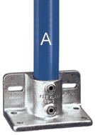 Type 69 Rail Flange with Toeboard Adaptor has been designed for guardrailing and balustrading applications and provides the added benefit of attaching a toeboard to the base.