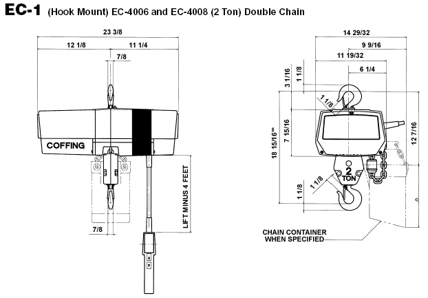 hook mounted hoist