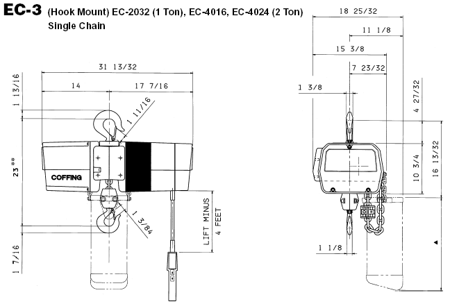 sinlge chain hoist