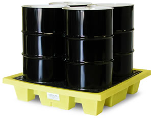 poly slim line spill pallet