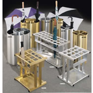 umbrella stands wastebaskets