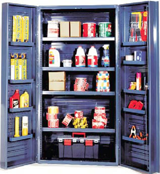 heavy duty 36" wide all-welded bin cabinets