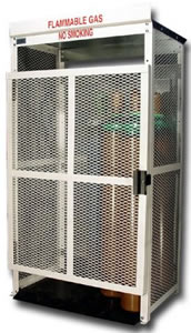 high pressure cylinder storage cabinets