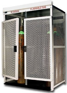 high pressure cylinder storage cabinets