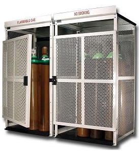 high pressure cylinder storage cabinets