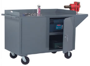 mobile bench cabinet