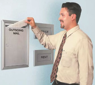 recessed letter boxes