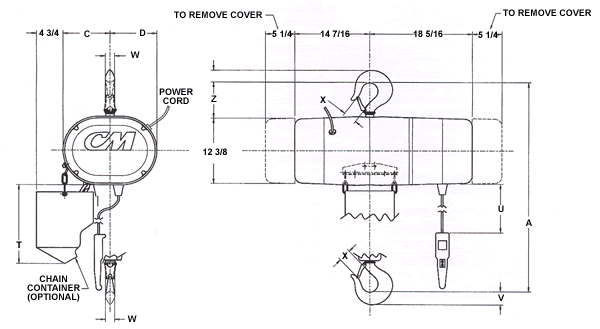 hook suspension hoist