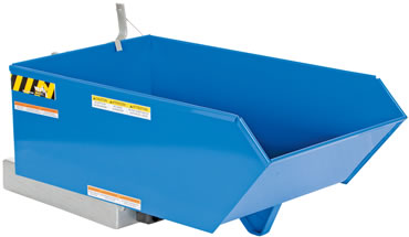 Low Profile 90 Degree Self-Dumping Steel Hopper Model No. H-25-HD 