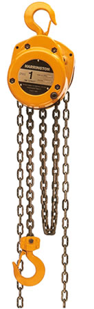 harrington model cf hand chain hoist