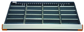 drawer with partitions