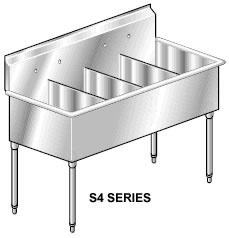 4 compartment sinks