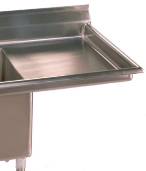 stainless steel drainboard