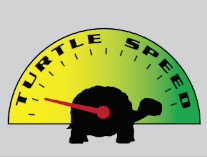 The PowerStak Straddle Design Stacker features a turtle speed setting to reduce drive speed by 50% for precise positioning or when working in tight quarters.