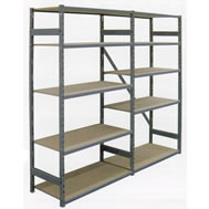 boltless steel edge shelving
