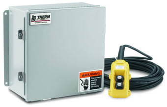 electric motor controls for power winches
