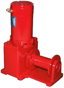 series 477 helical worm gear power winches