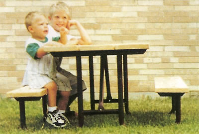 tot picnic tables