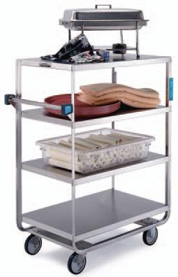 stainless steel multi-shelf carts