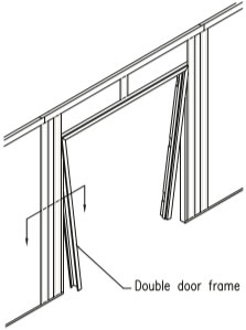 Plumb each jamb and level header.