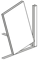 Install the two adjacent corner wall panels into the floor track and slide gently into corner post (Detail F).