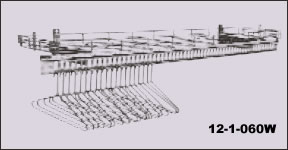 coat and hat rack systems