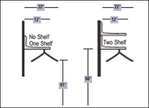 coat and hat rack systems