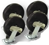 Glass Filled Nylon Casters for Self-Dumping Hoppers