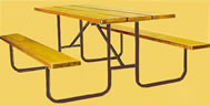 picnic tables