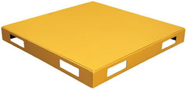 solid deck steel pallet
