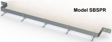 wall mounted pot rack
