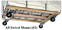 casters for canvas basket trucks
