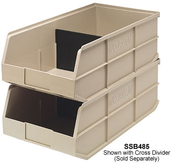 F.S. Industries - Stackable Shelf Bins (Ctn of 6)