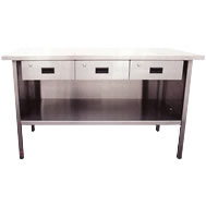 stainless steel workbenches